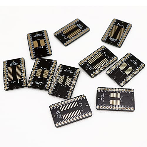 Treedix SSOP 0.65MM/SOP 1.27MM to DIP Adapter PCB Proto Board SMD to DIP Adapter SMD Converter Breakout Board