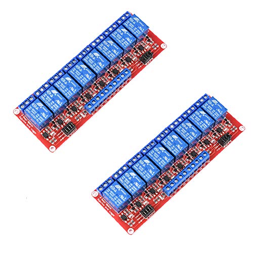 Treedix 5-12v Relay Module with Optocoupler Isolation Relay Control Board Compatible with Arduino UNO R3 Raspberry Pi DSP AVR PIC ARM