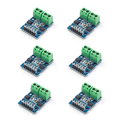 Treedix 6 pezzi L9110S scheda di azionamento per motori passo passo DC 2,5-12V ponte H, compatibile con motori passo passo