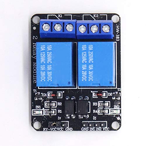 Treedix 5V 2, 4, 8Channel Relay Module with Optocoupler Isolation Relay Control Board Compatible with Arduino UNO R3 Raspberry Pi DSP AVR PIC ARM