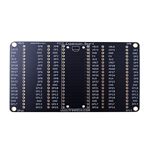 Treedix Compatible with Raspberry Pi Pico GPIO Expander External Expansion Board Two Sets of 2x20 Male Header for Connecting More Expansion Modules